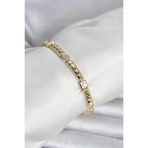 Erb Xuping Punta Model Gold Renk Kadın Bileklik