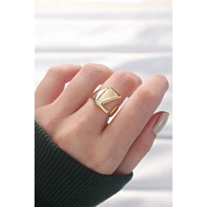 Erb Z Harfli Altın Renk Ayarlanabilir Yüzük