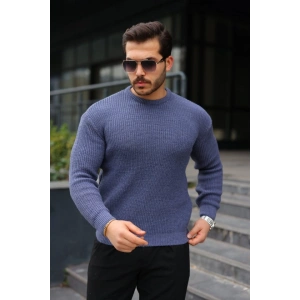 Erkek Bisiklet Yaka Örme Kazak