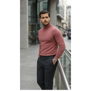 Erkek Boğazlı Yaka Uzun Kollu Triko