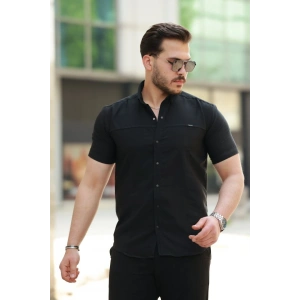 Erkek çıtçıt Düğmeli Kısa Kollu Gömlek