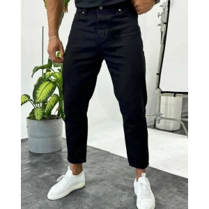 Erkek Siyah Mom Jean 