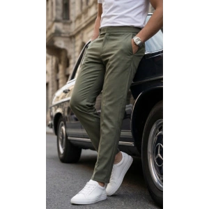 Erkek Toka Detaylı Oldmoney Kumaş Pantolon