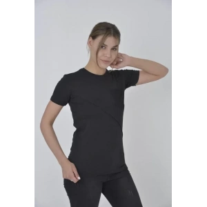 File Cepli Slim Fit T-shirt - Siyah