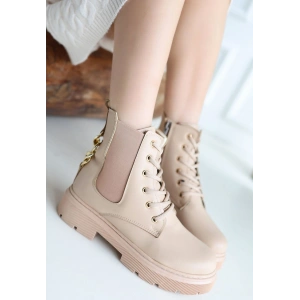 Harte Nude Cilt Bağcıklı Bot