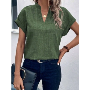 Kadın Kısa Kollu Hakim Yaka Sofya Bluz