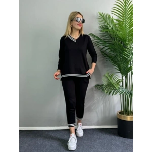 Kadın Yeni Sezon Uzun Kollu Ribana Detay Ikili Takım