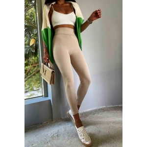 Kadın Yüksek Bel Içi şardonlu Fırsat ürün Toparlayıcı Tayt