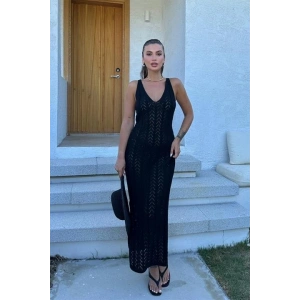 Rosalia Sırt Dekolteli Elbise 2761