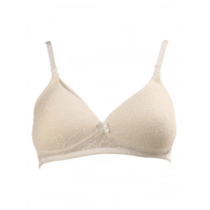 Sema Baby Dantelli Emzirme Sütyen Ekru 90 Beden