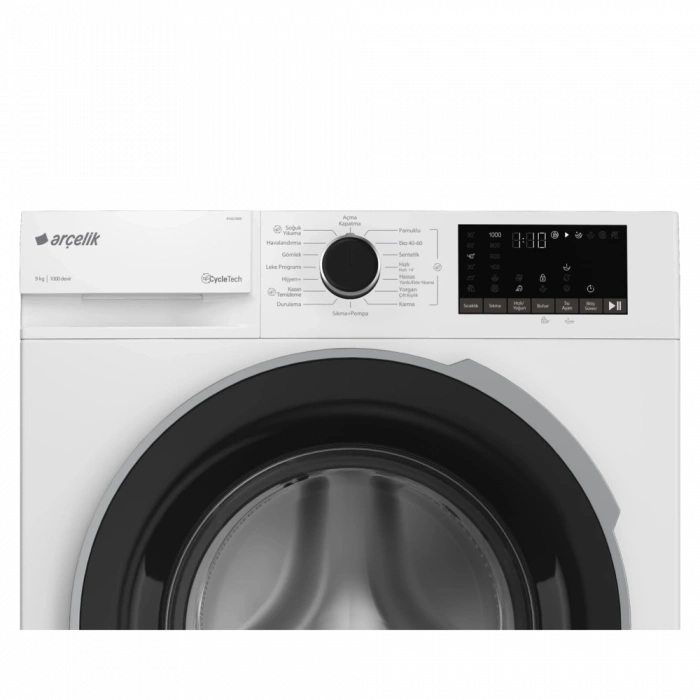 Arçelik 9100 DMX 9 Kg 1000 Devir Çamaşır Makinesi