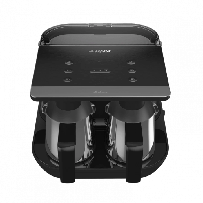 Arçelik Tkm 9961 S Siyah Çelik İkili Türk Kahve Makinesi