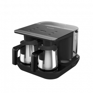 Arçelik Tkm 9961 S Siyah Çelik İkili Türk Kahve Makinesi