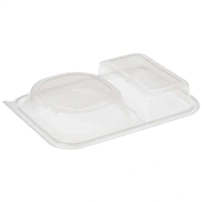 2 GÖZLÜ HAMBURGER KABI (KAP+KAPAK)