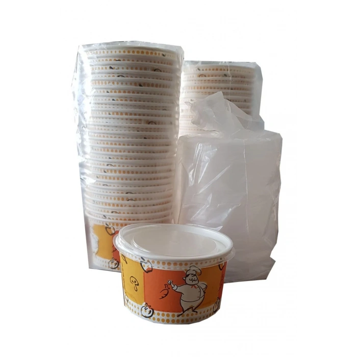 14oz KARTON ÇORBA KASE SETİ