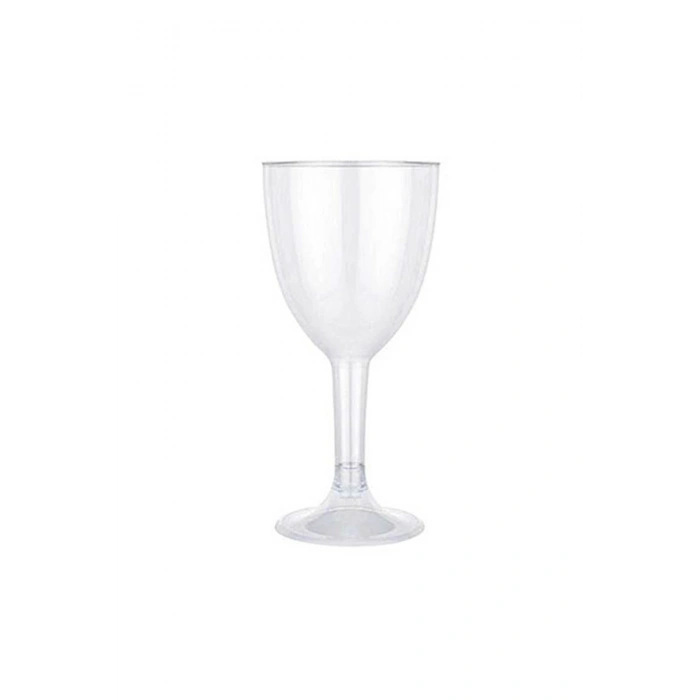 PLASTİK ŞEFFAF AYAKLI KADEH 150CC