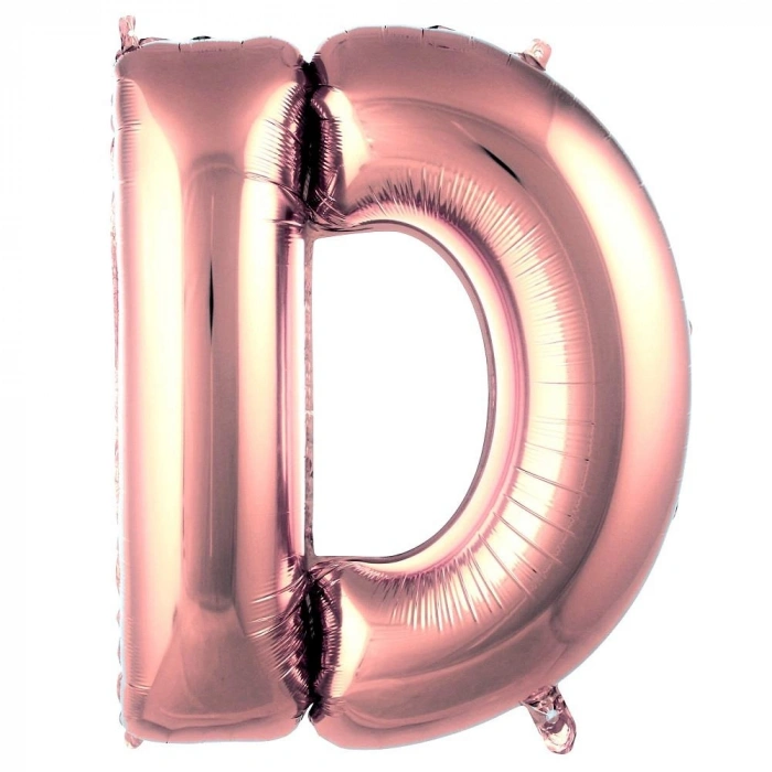 D- HARF 40 İNC ROSE GOLD RENK BALON 100 CM