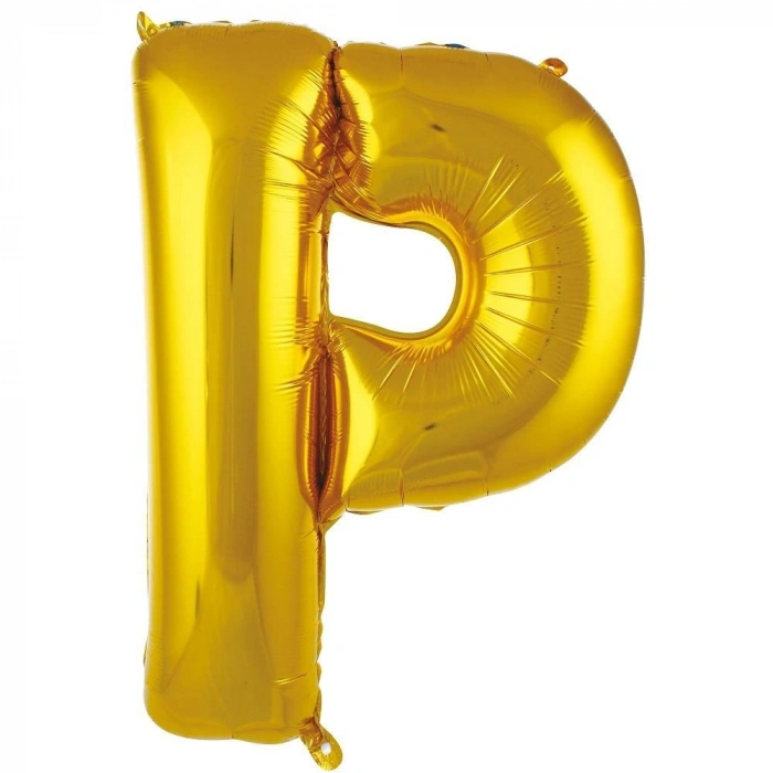P- HARF 40 İNC GOLD RENK BALON 100 CM