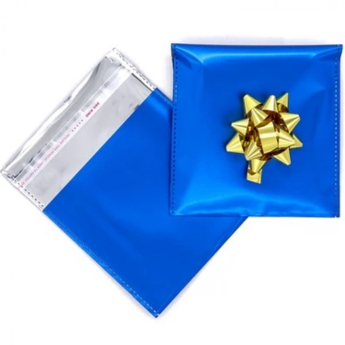 BANTLI LÜX METALİZE HEDİYE POŞETİ 17x25CM