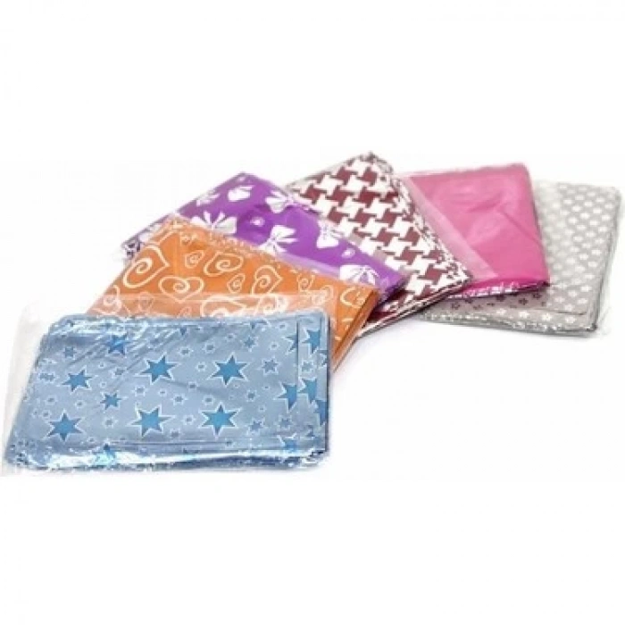 BANTSIZ DESENLİ METALİZE HEDİYE POŞETİ 70x100CM