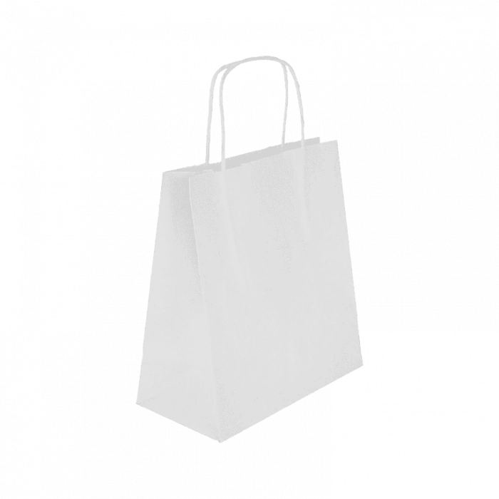 BEYAZ KRAFT ÇANTA (ORTA BOY)