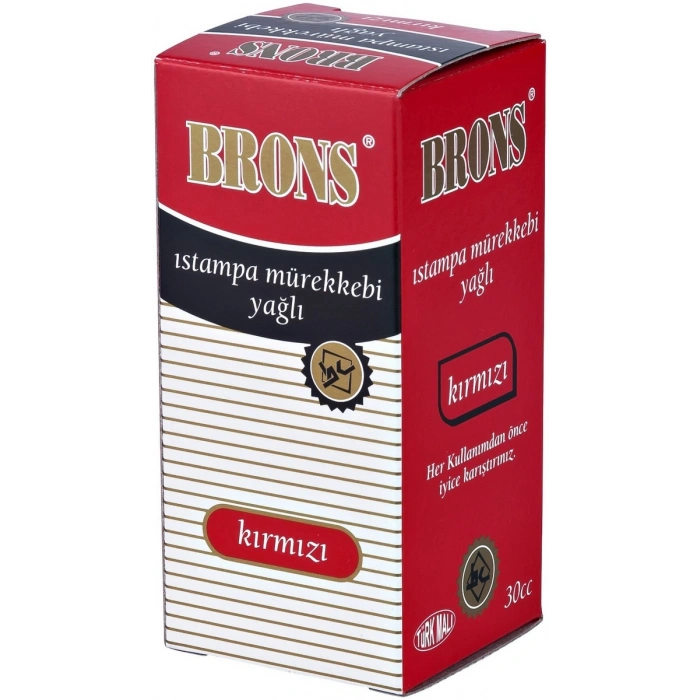 Brons Istampa Mürekkebi 30cc Kırmızı