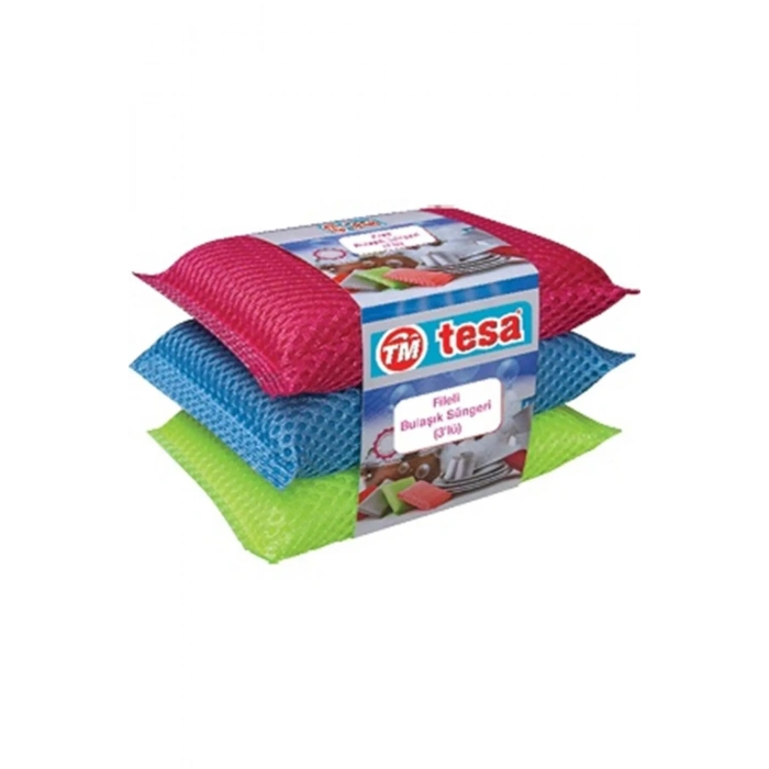 Fileli Bulaşık Süngeri 3lü