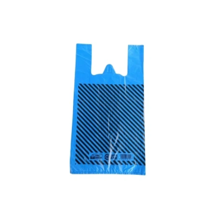 HIŞIR ÇİZGİLİ ORTA BOY POŞET 1 KG (MAVİ-SİYAH BASKILI)