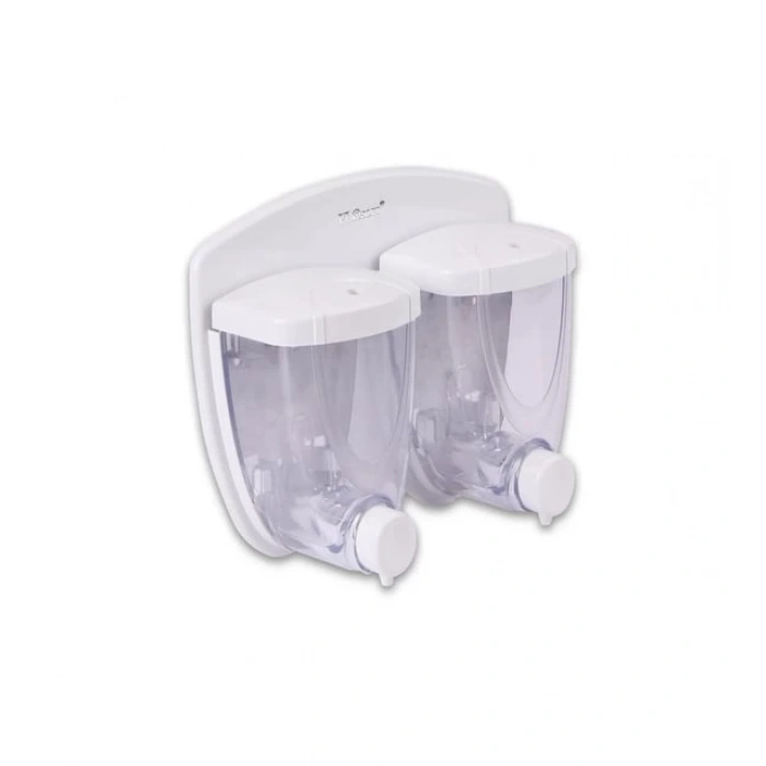İKİZ SIVI SABUNLUK 350+350ML (BEYAZ)