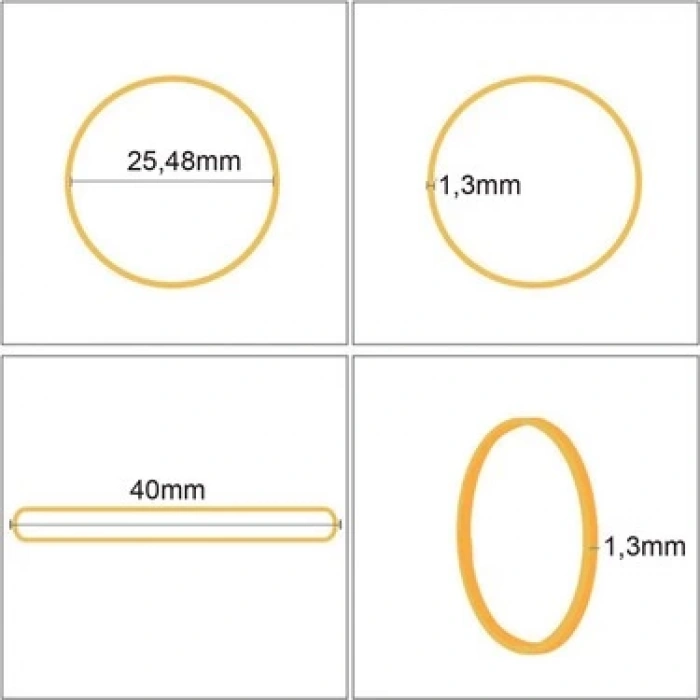 KAUÇUK AMBALAJ LASTİĞİ 40MM