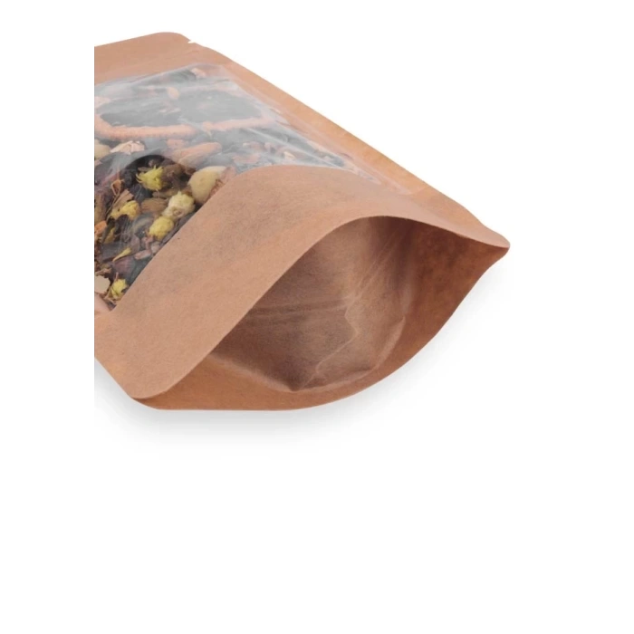 KRAFT GENİŞ PENCERELİ DOYPACK 8.5*14.5