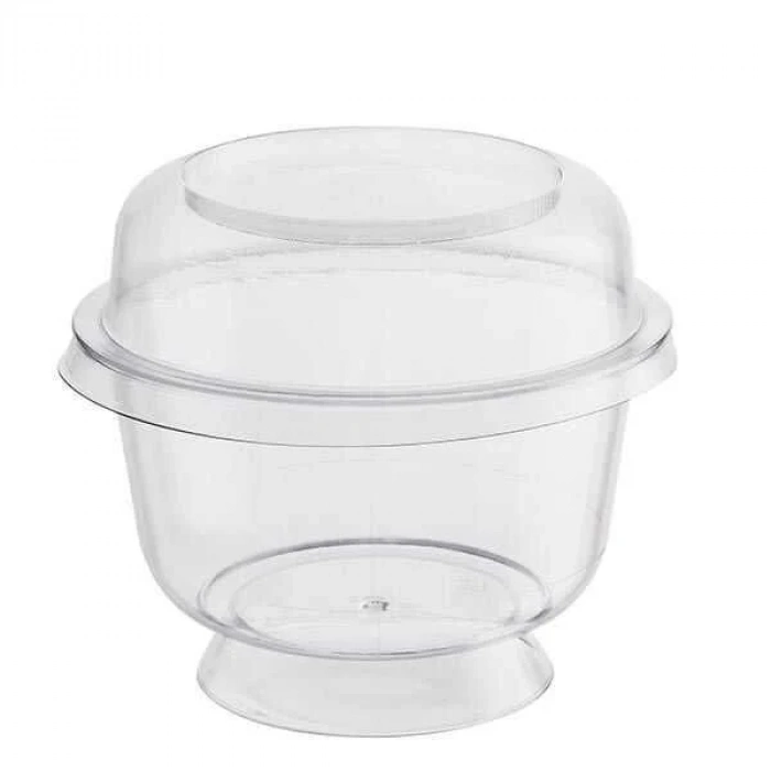 KRİSTAL PLASTİK AYAKLI TATLI KASE KAPAĞI