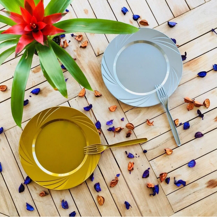 KRİSTAL TABAK (GÜMÜŞ)