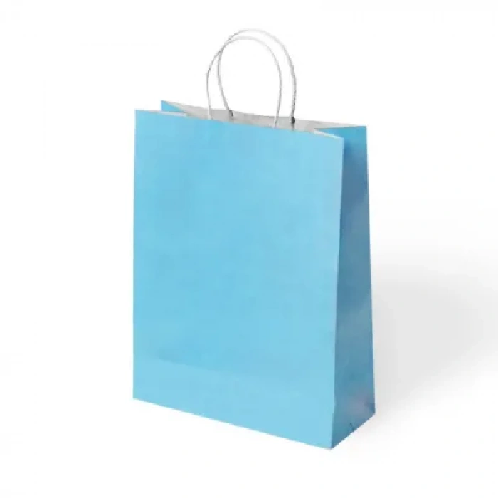 MAVİ KRAFT ÇANTA (BÜYÜK BOY)