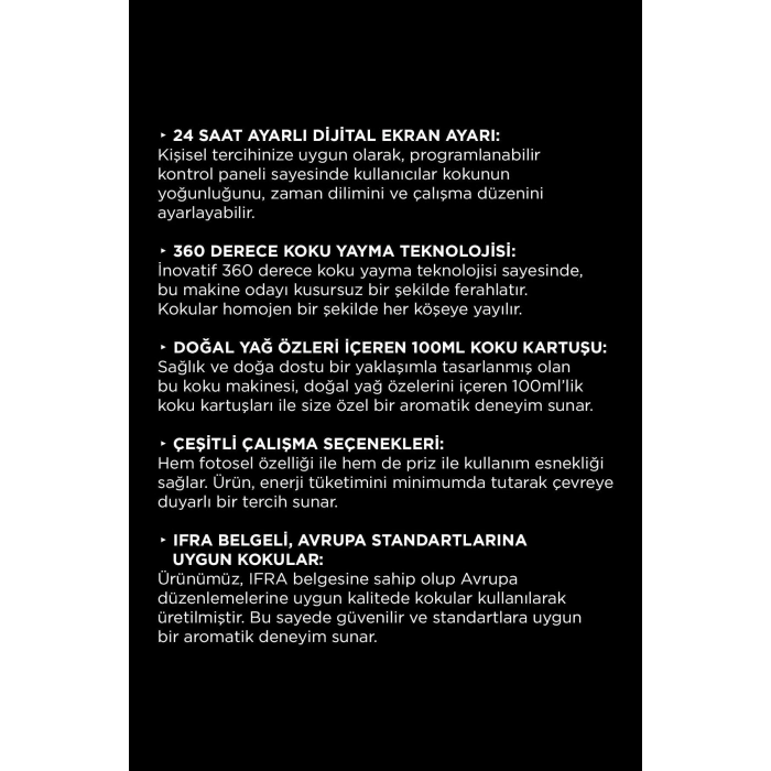 Maxx Tower 750-X Geniş Alan Koku Makinesi Siyah