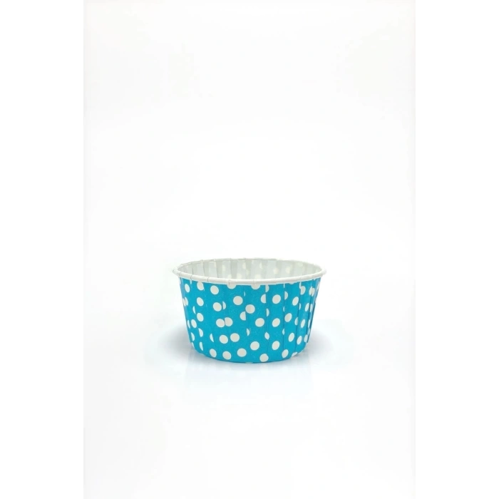 MUFFİN KEK KAPSÜLÜ BÜYÜK BOY (AÇIK MAVİ PUANTİYELİ) K30