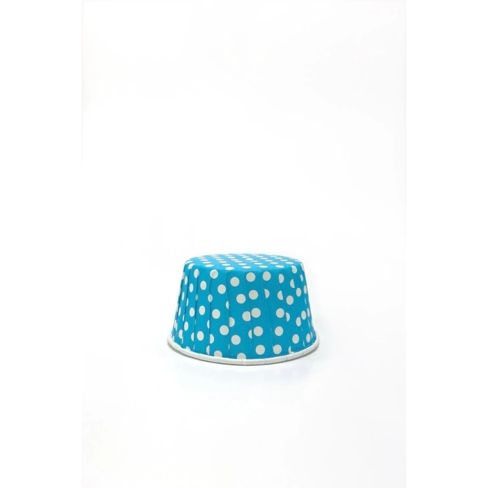 MUFFİN KEK KAPSÜLÜ BÜYÜK BOY (AÇIK MAVİ PUANTİYELİ) K30