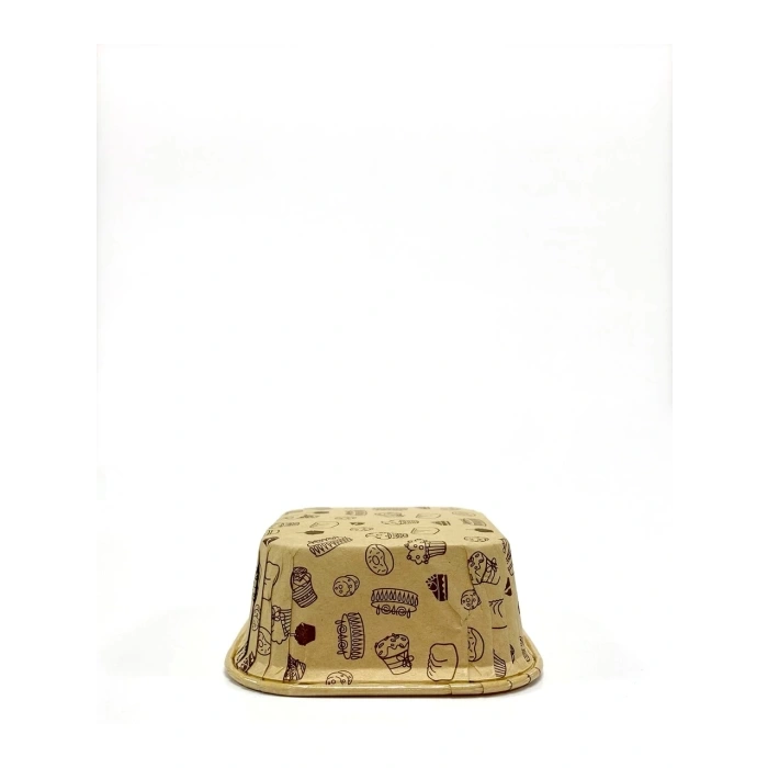 MUFFİN KEK KAPSÜLÜ KARE (DESENLİ KRAFT) K33