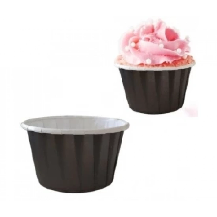 MUFFİN KEK KAPSÜLÜ (MAT SİYAH) K14