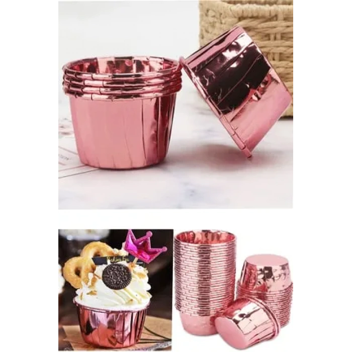 MUFFİN KEK KAPSÜLÜ (ROSE-GOLD)