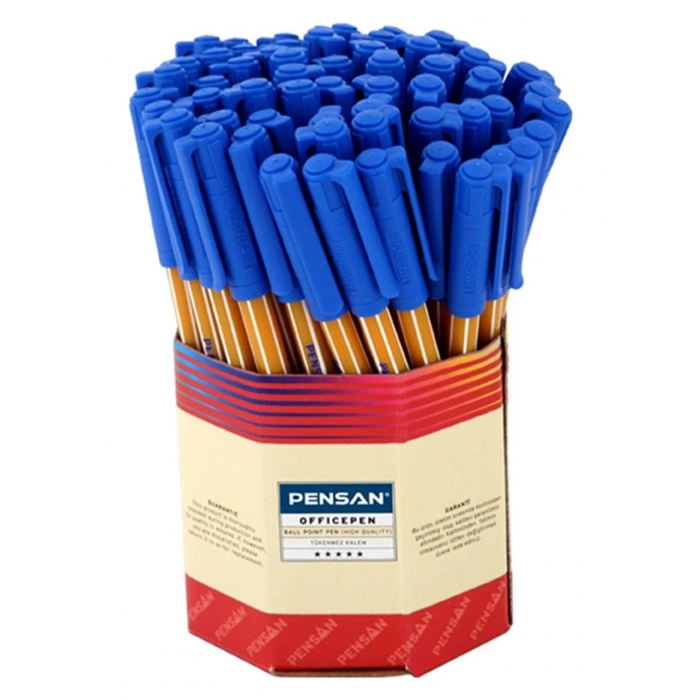 Pensan Ofis Pen 1010 Mavi Tükenmez Kalem