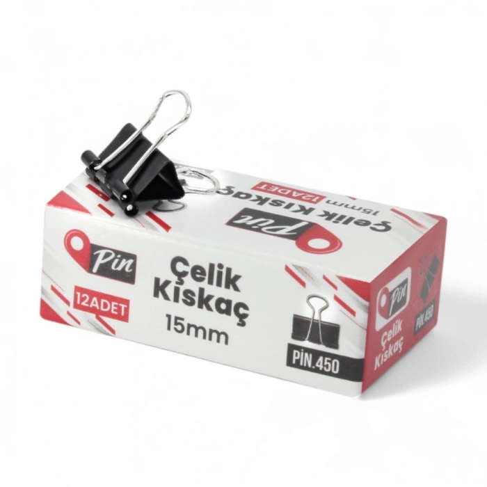 PİN KISKAÇ ÇELİK 15 MM 12li Paket
