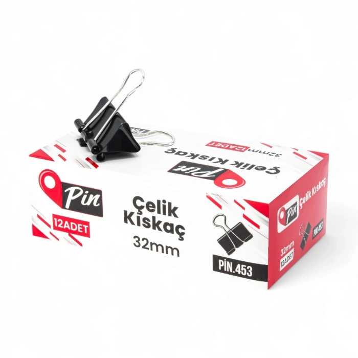 PİN KISKAÇ ÇELİK 32 MM 12li Paket