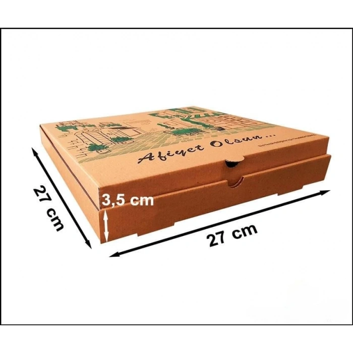 PİZZA KUTUSU 27*27*3.5CM