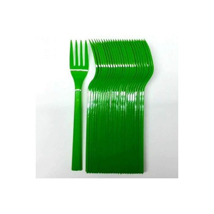 PLASTİK ÇATAL (YEŞİL)