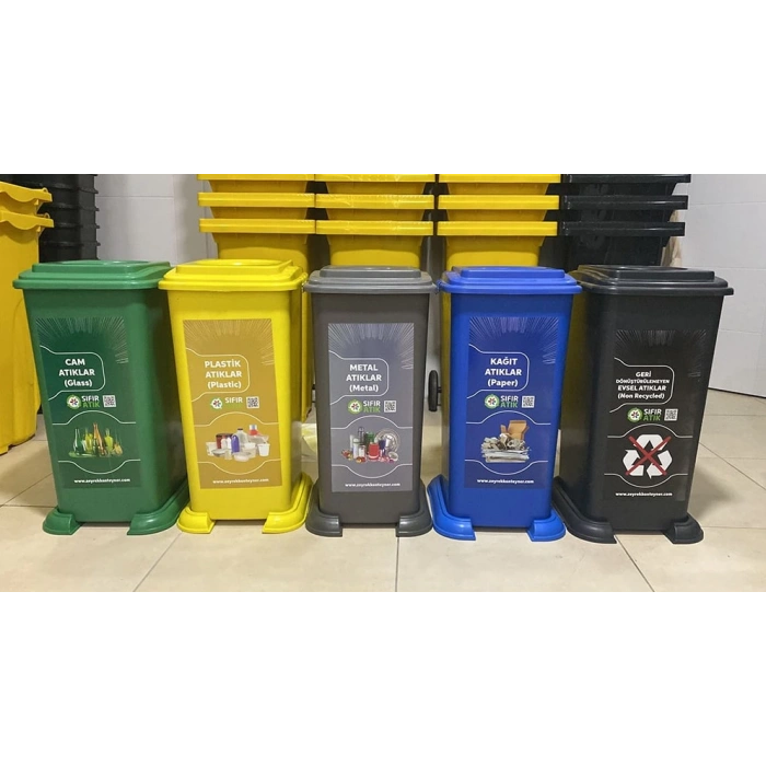 PLASTİK GERİ DÖNÜŞÜM ÇÖP KUTUSU (KAĞIT ATIK)