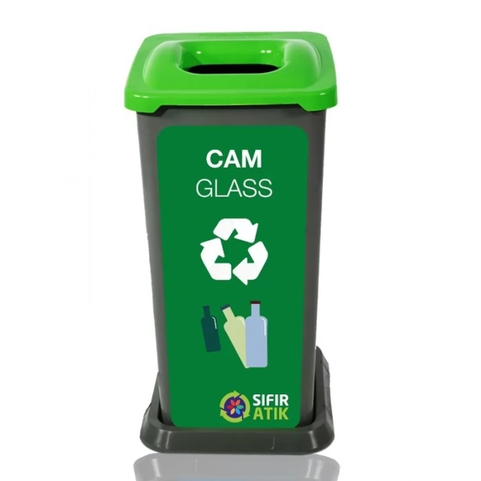 PLASTİK GERİ DÖNÜŞÜM ÇÖP KUTUSU (CAM ATIK)
