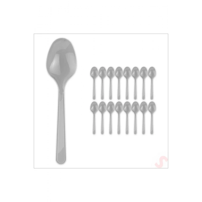 PLASTİK KAŞIK (GÜMÜŞ)