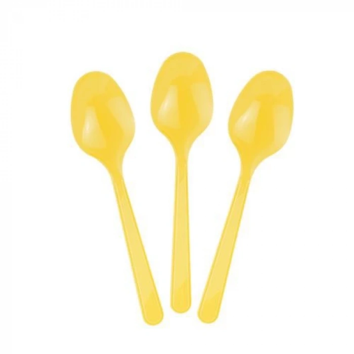 PLASTİK  KAŞIK ( SARI )