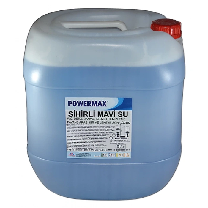 POWERMAX DERZ VE FAYANS TEMİZLEYİCİ – SİHİRLİ MAVİ SU 30 KG